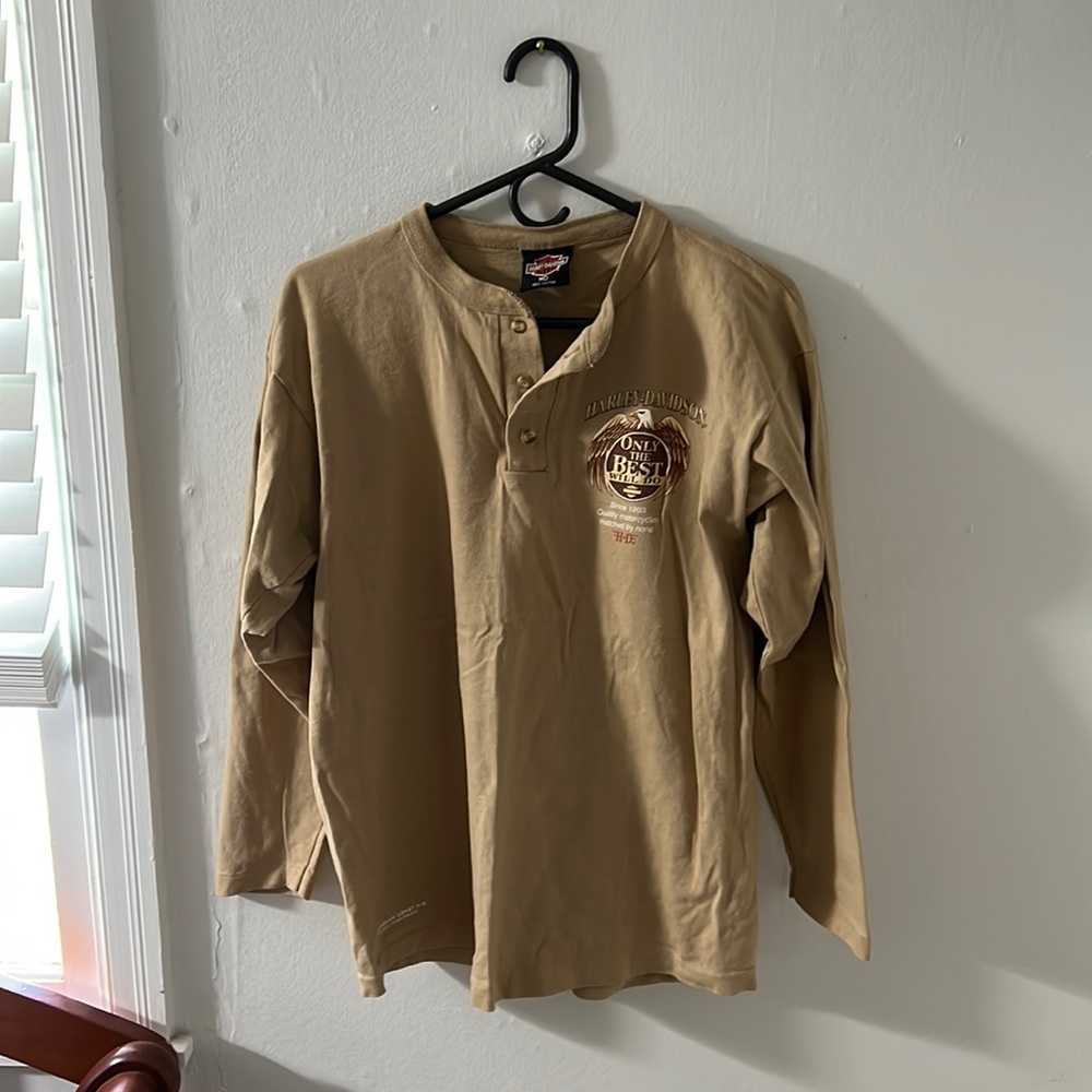 Harley Davison Long Sleeve Cotton Tee (vintage)